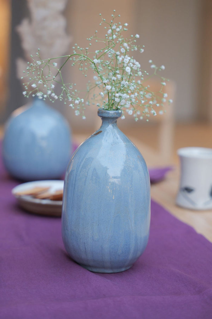 Pastel Pale Blue Artisan Vase