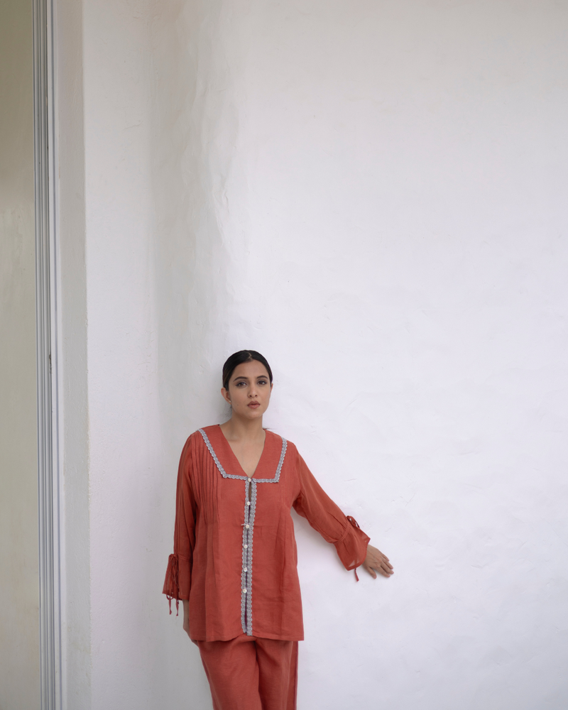LACY BLOUSE SHIRT