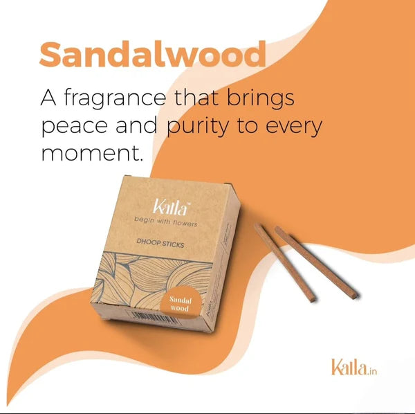 Natural Dhoop Sticks - Sandalwood