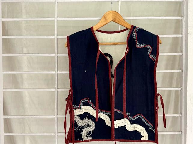 Indigo Reversible Koti - one off