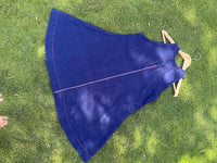 Indigo short sleeveless dress