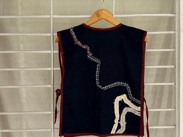 Indigo Reversible Koti - one off