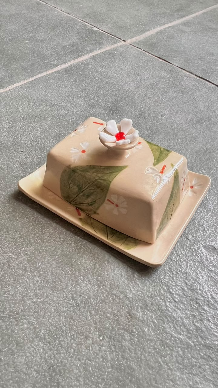 Handcrafted Ceramic Butter Dish