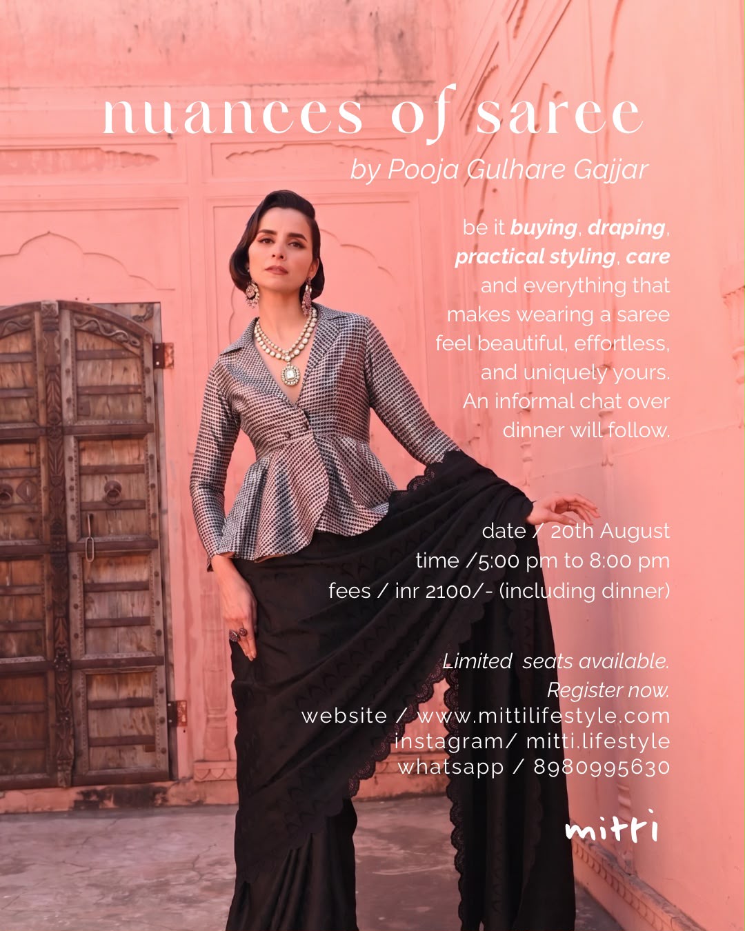 Nuances of Sarees by Pooja Gulhare Gajjar