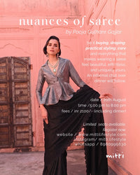 Nuances of Sarees by Pooja Gulhare Gajjar