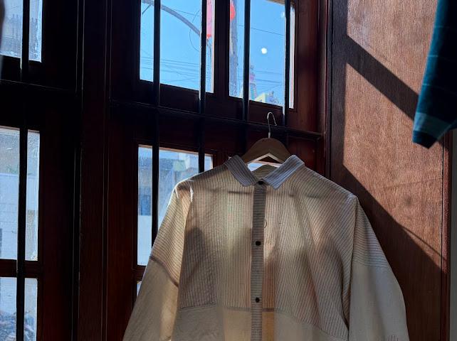 Kora kala cotton kaftan shirt