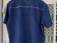 Indigo selvage kaftan top and pant