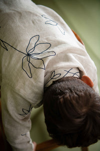 Wildflower beige linen shirt Junior