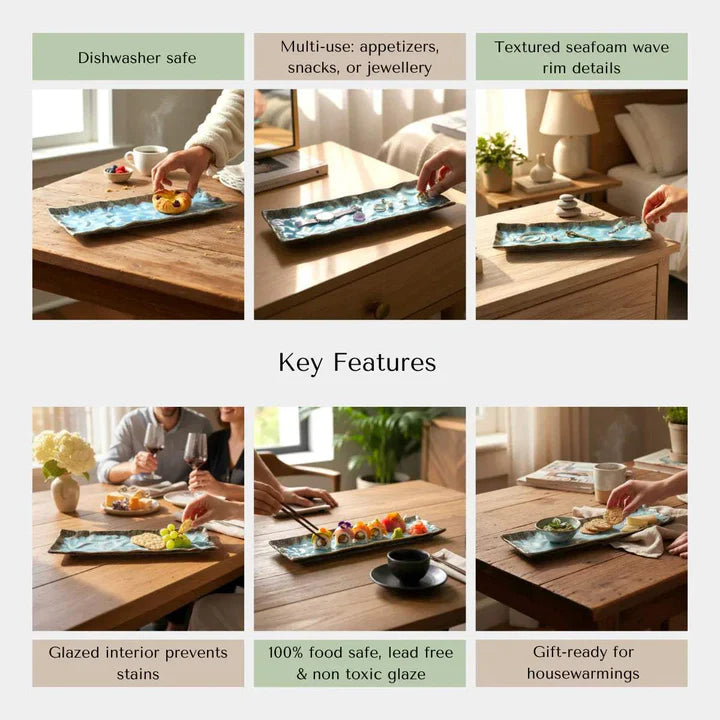Aqua Wave Platter