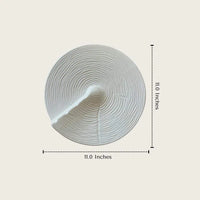 Arctic White Crest Plate