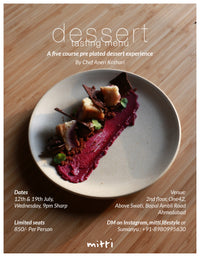 Dessert tasting Menu