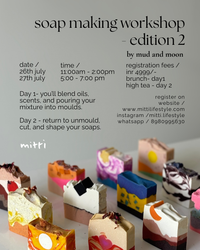 Soap Making Workshop - edition 2