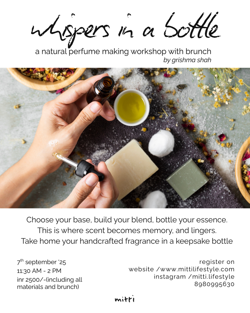 perfume making workshop with brunch