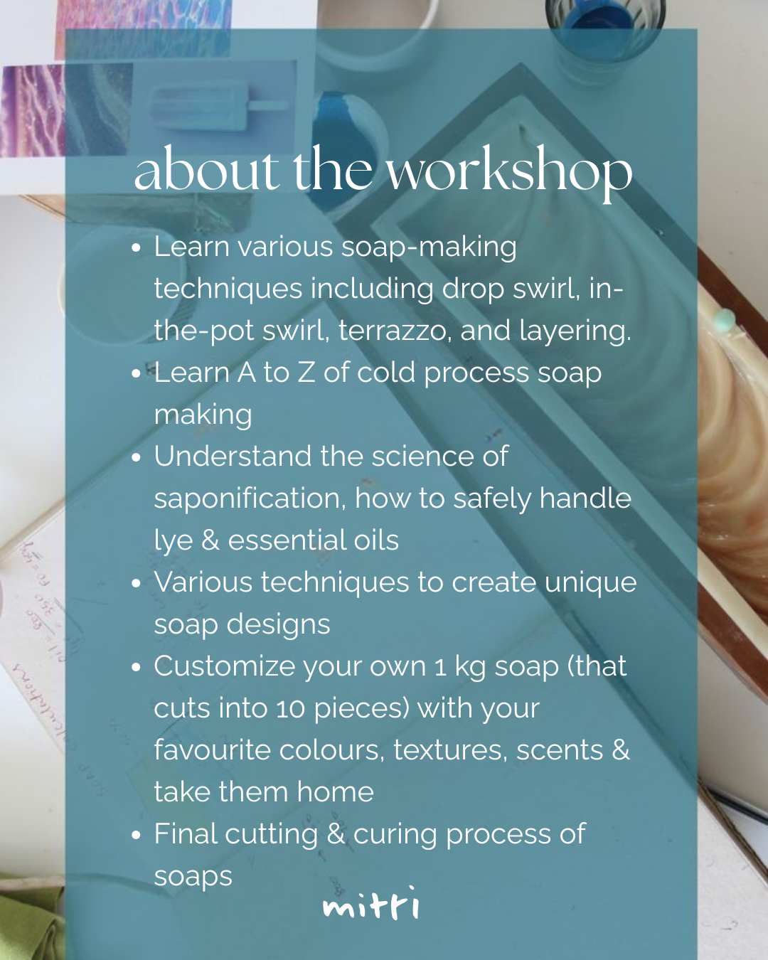 Soap Making Workshop — Create Your Own Natural Bar