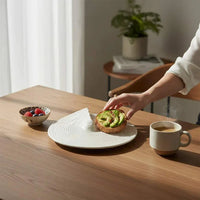 Arctic White Crest Plate