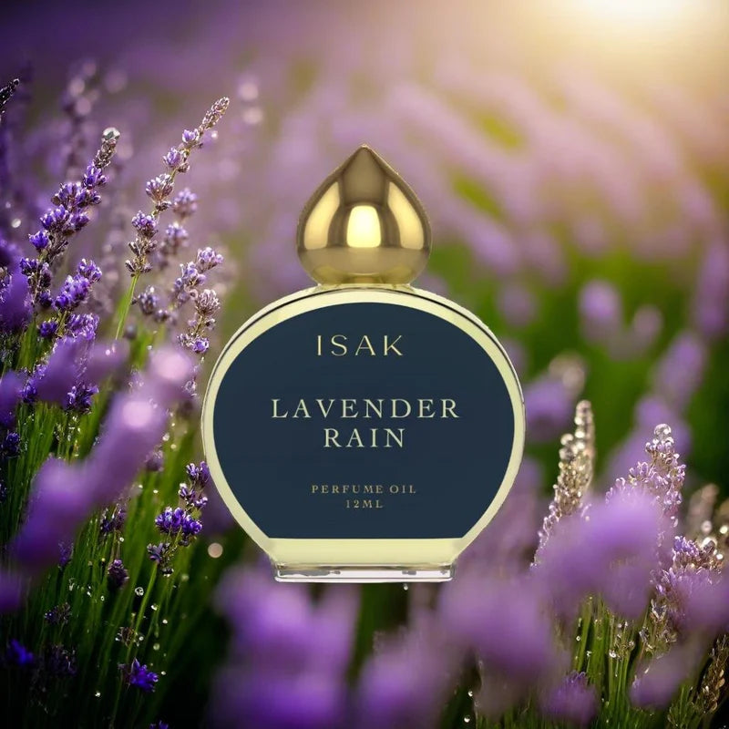 Lavender Rain Attar isak 12ml pure perfume oil lavender India natural fragrance