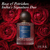 Rain Kissed Rose isak perfume product shot rose fragrance monsoon India natural