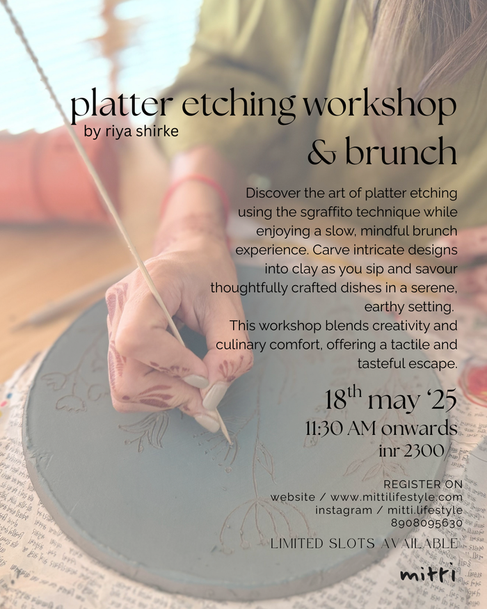 platter etching workshop & brunch