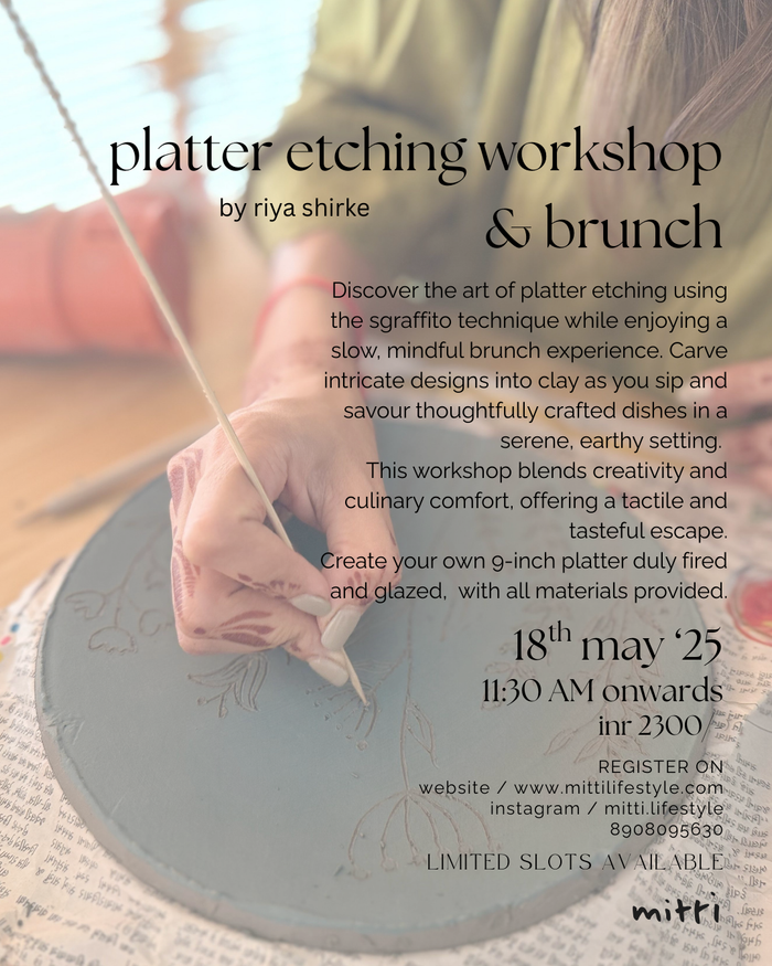 platter etching workshop & brunch