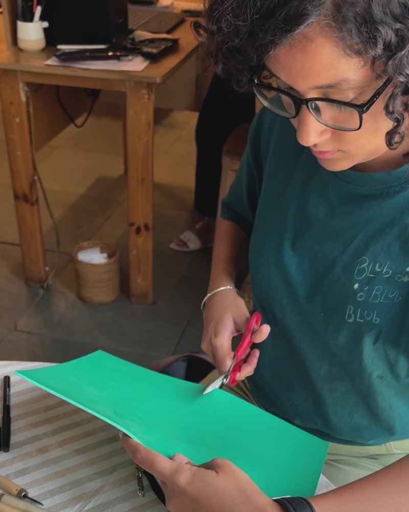 lino printing workshop with brunch