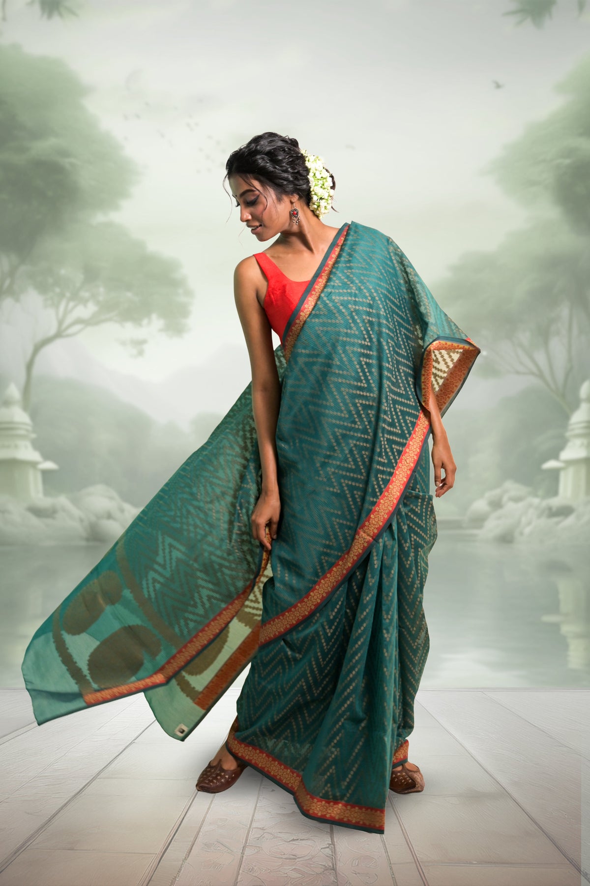 Cotton saree