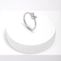 Graceful Swan Ring — sterling silver elegant swan ring for women, handcrafted artisan jewelry India