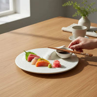 Arctic White Crest Plate