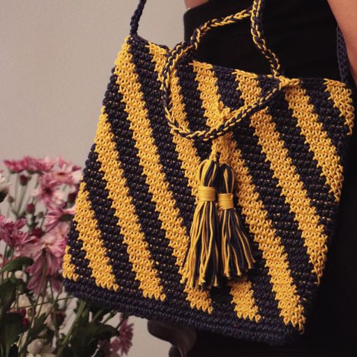 The Itihasikala Classic Crochet Sling Bag