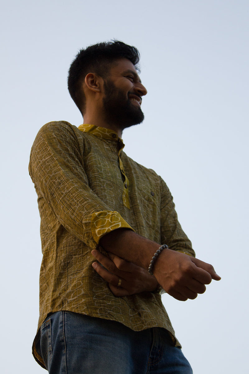 Cotton Printed Shirt Kurta