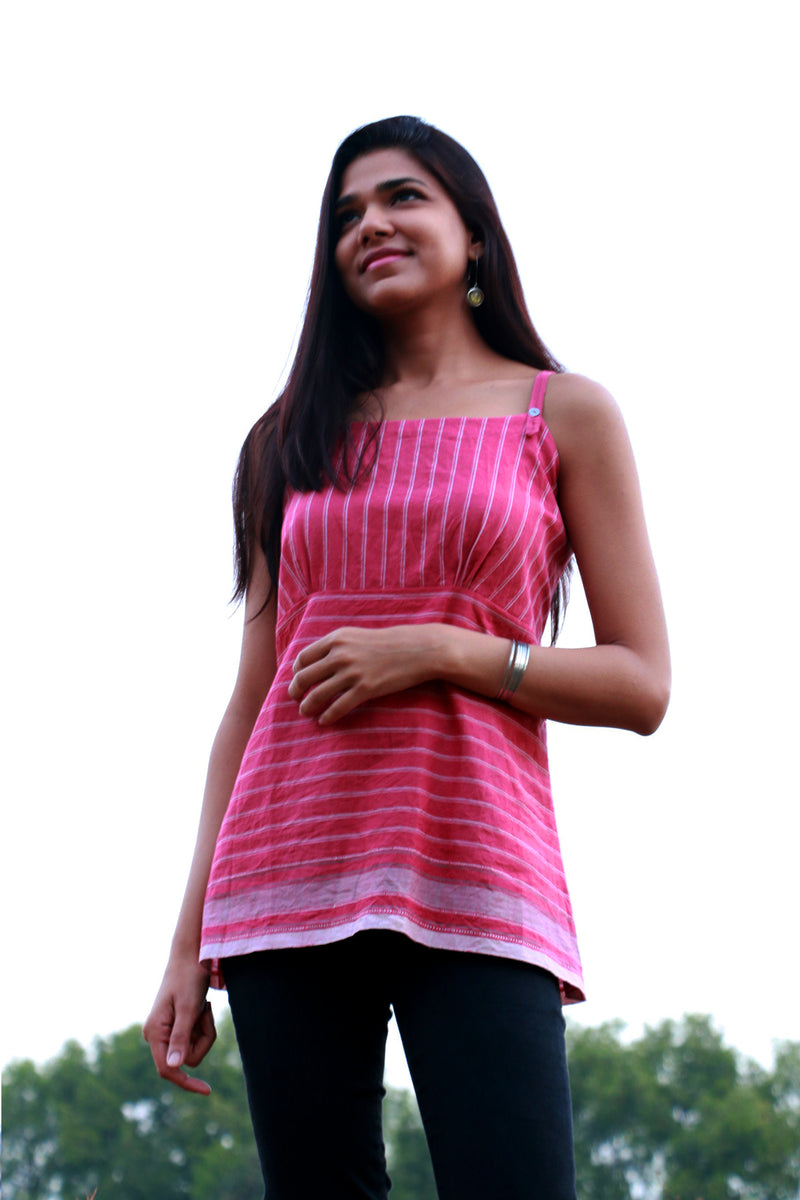 Pink Primrose Pinafore