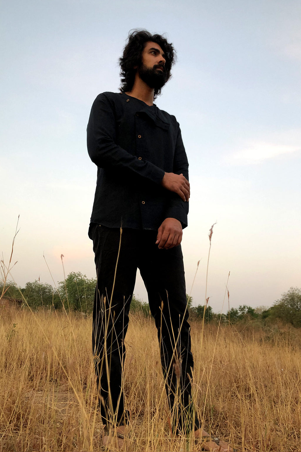 Azo free dye linen shirts