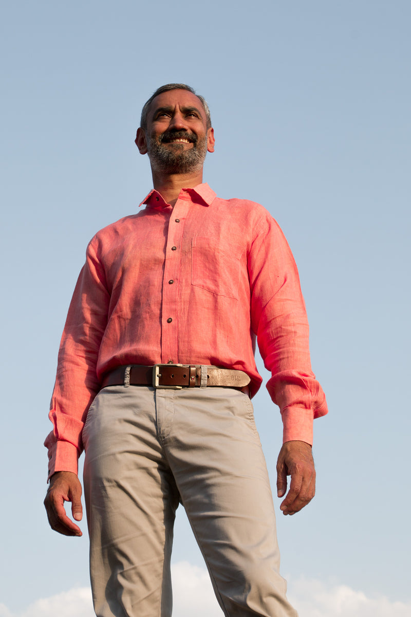 Azo free dye linen shirts, azo dyes in clothing, Linen shirts for men, mens linen shirts sale, mens white linen shirts, mens linen shirts for beach wedding, summer linen shirts, mens casual linen shirts, Cotton Linen Azo Free Dye Shirt 