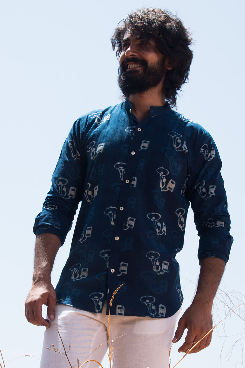 Cotton Printed Shirt, Designer shirt