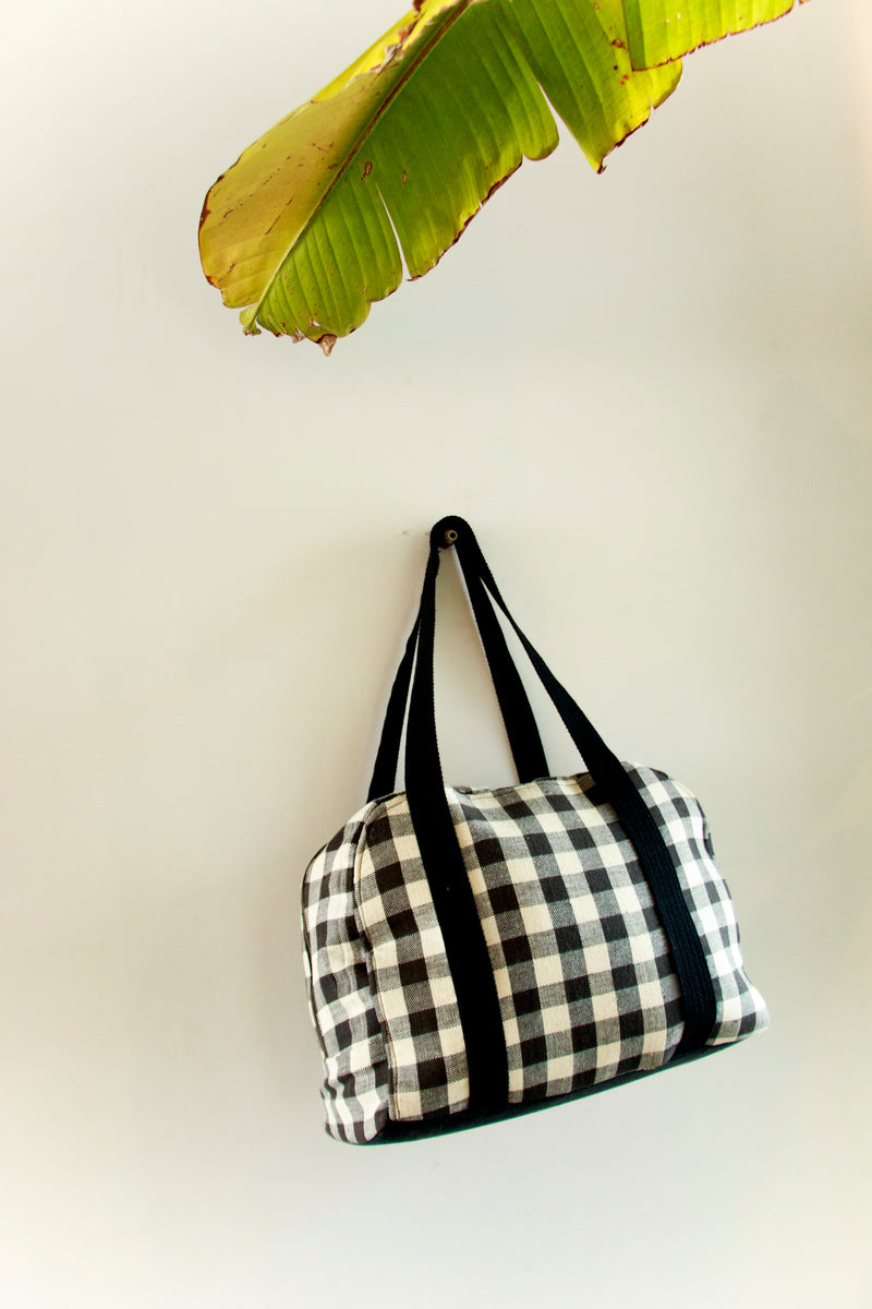 Checkered Duffle
