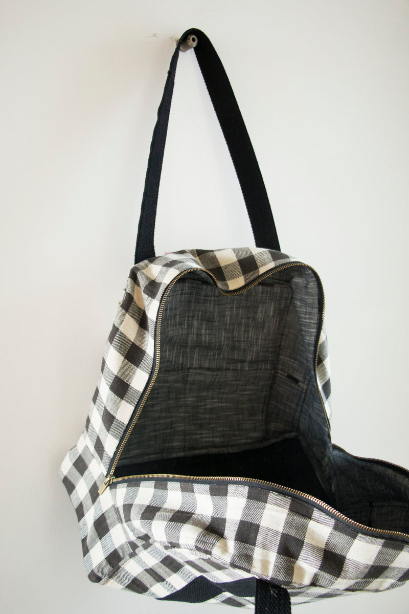 Checkered Duffle