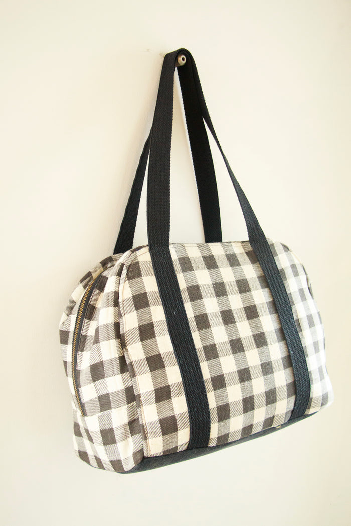 Checkered Duffle